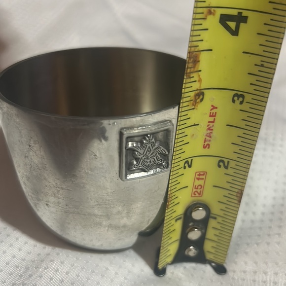 Vintage Anheuser Busch Jefferson Cups Pewter Rare Collectible Budweiser Beer - Picture 6 of 7